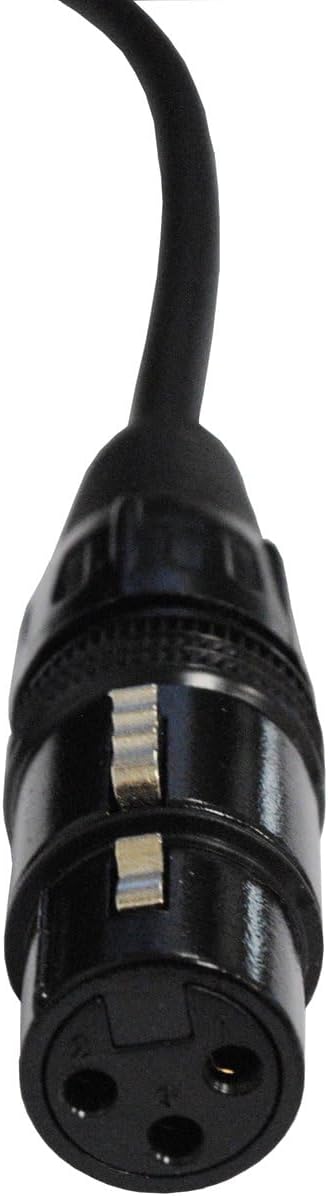 Audio2000'S E20125P2 Two-Pack 25-Foot XLR Female to Gold-Plated 1/4-Inch TRS Right-Angle Recording/Stage/Patch/Audio Cables (Total Two 25-Foot Cables)
