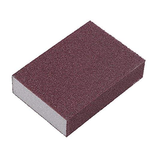 Spiderjuice® Multipurpose Brown Color Hard Surface Like Sand Paper Magic Scrub Sponge Deep Cleaner Eraser Kitchen Tool (Pack of 2)