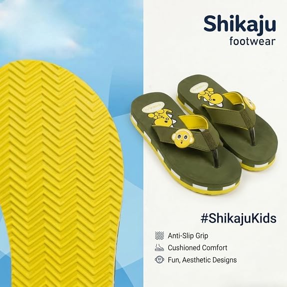 Image of Kids' Flip Flop Slippers, soft and Lightweight sole, Super Flexible, Comfortable & Arch Support, Durable Indoor and Outdoor Slippers