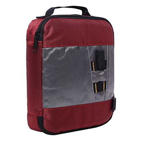 Raprance Fishing Soft Plastic Baits Tackle Binder Lure Organizer Storage Bag（Red） #TOP4