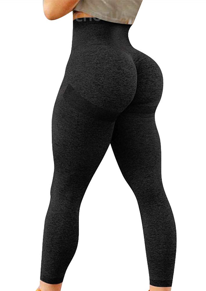 CHOTUA Women's High Waist Yoga Pants Tummy Control Booty Leggings Workout Running Butt Lifter Tights Yoga Leggings
