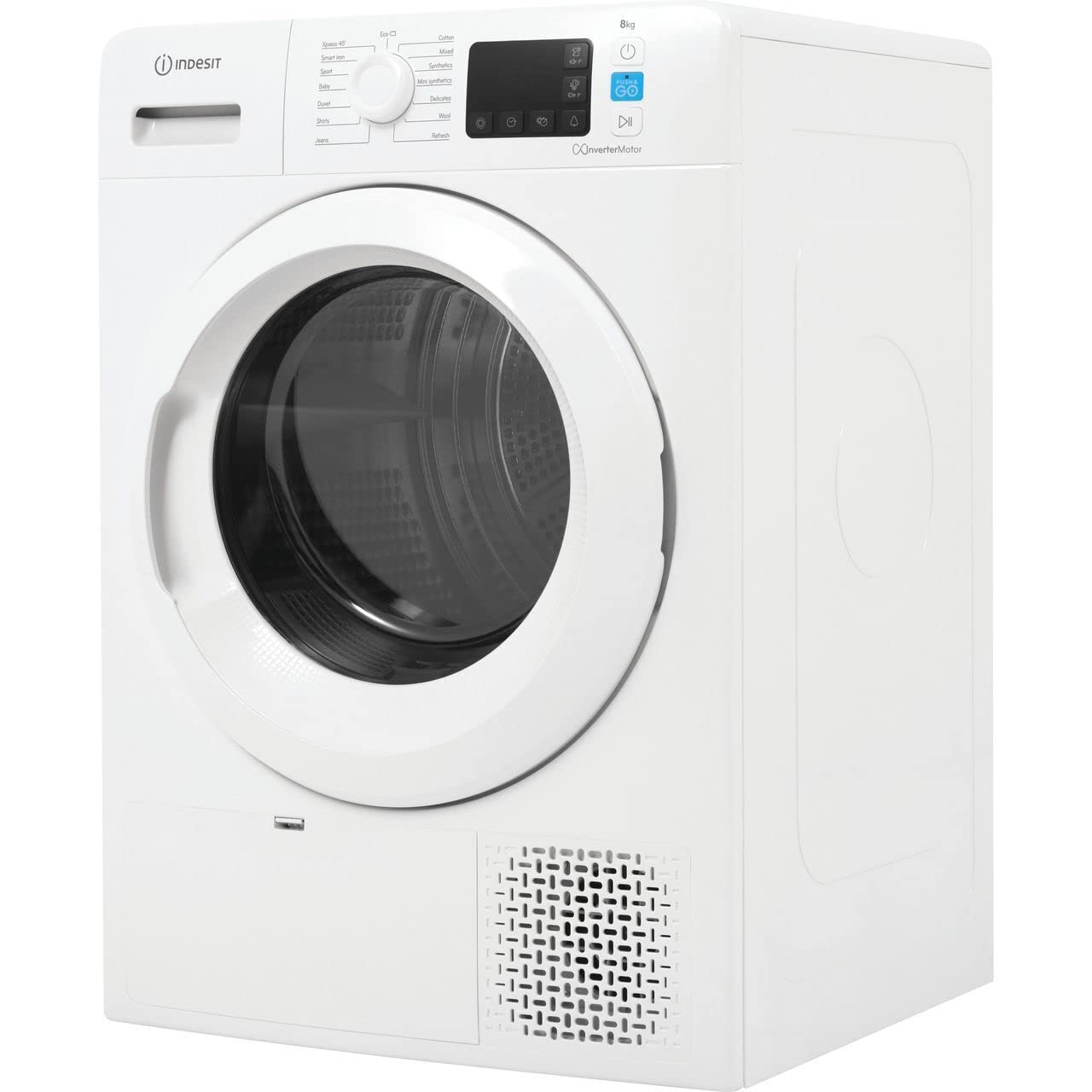 Indesit YT M11 83 X UK 8kg Heat Pump Dryer - White, One Size 