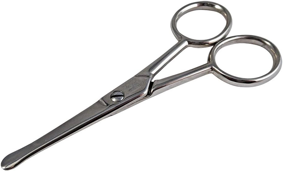 EKS Solingen Nosehair Scissors Straight Nickel Plated EK 3-11 N