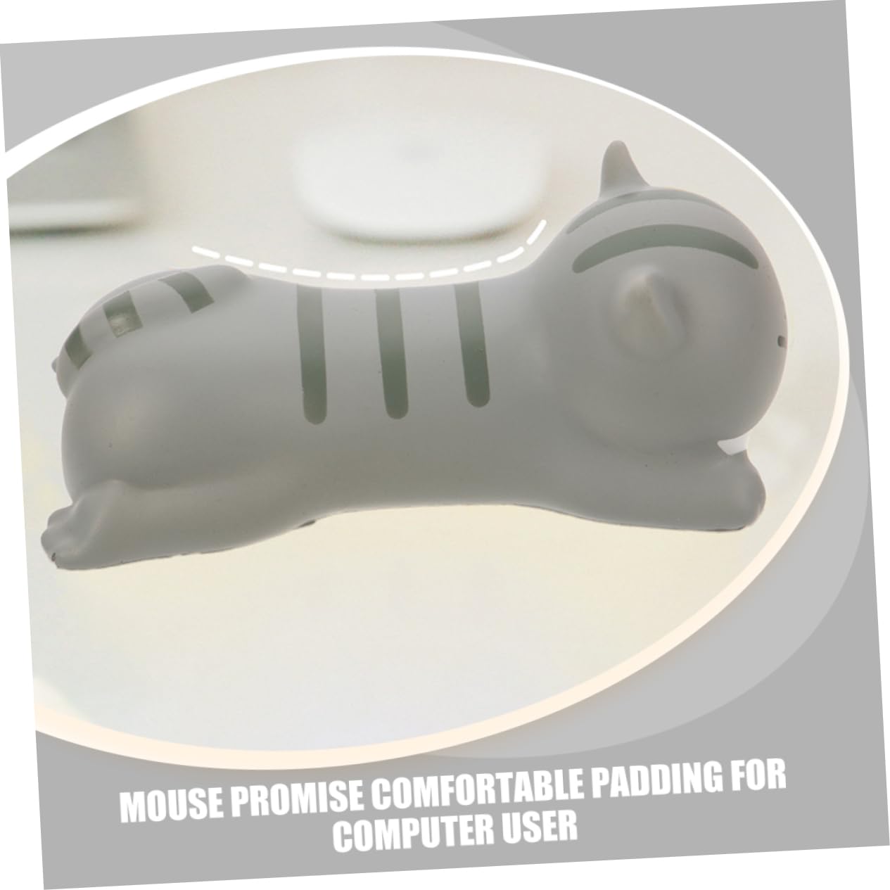Housoutil 5 Sätze Computer Handgelenkstütze Niedliches Katzen Design Pu Mauspad Rutschfeste Handauflage Für Ergonomischen Komfort Im Büro Und Beim Gaming 2 Stücke * 5