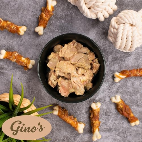 Lecker.Pet® | 24 x 400 g Lecker.Pet® Gino's, Josie's, Luna's & Paula's 100% Fleisch & Gemüse Hundefutter Nassfutter Mix - je Sorte 6 Dosen | Natürlich & ohne Zusatzstoffe | Reich an Proteinen