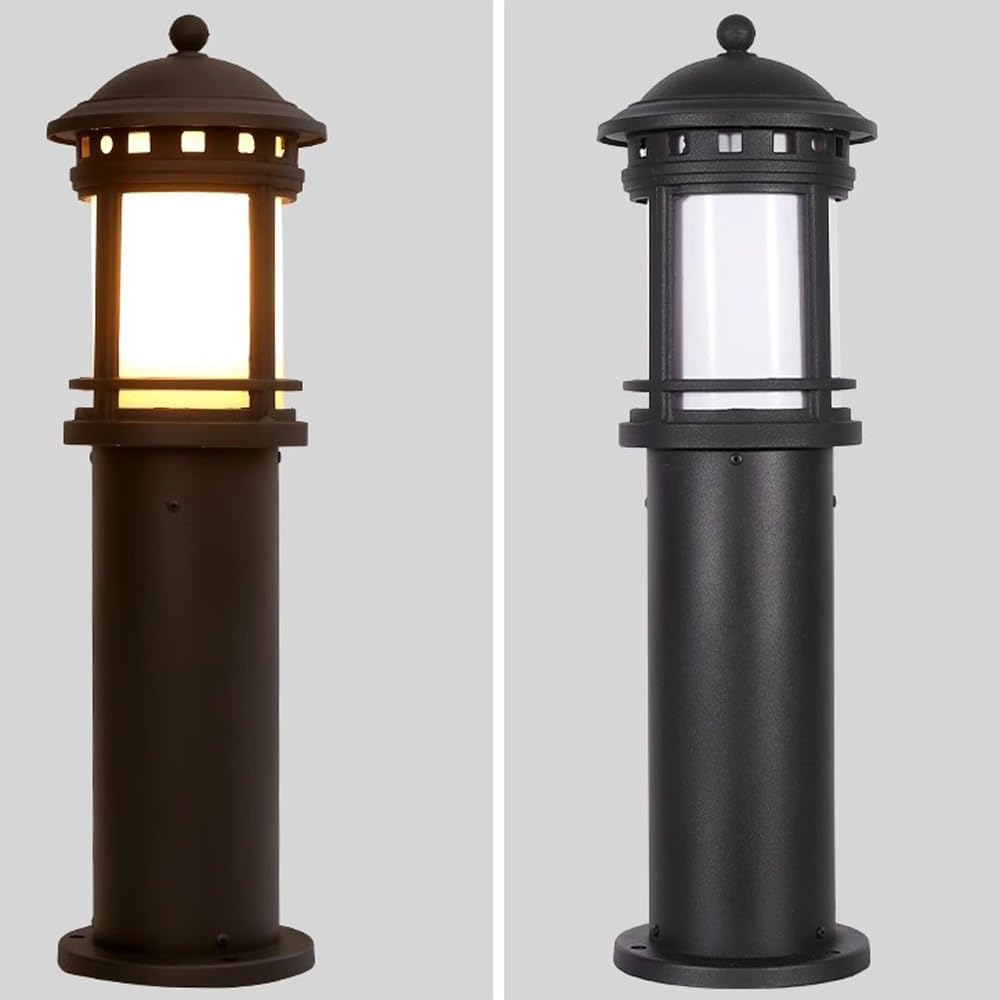 Nowoczesna lampa słupkowa