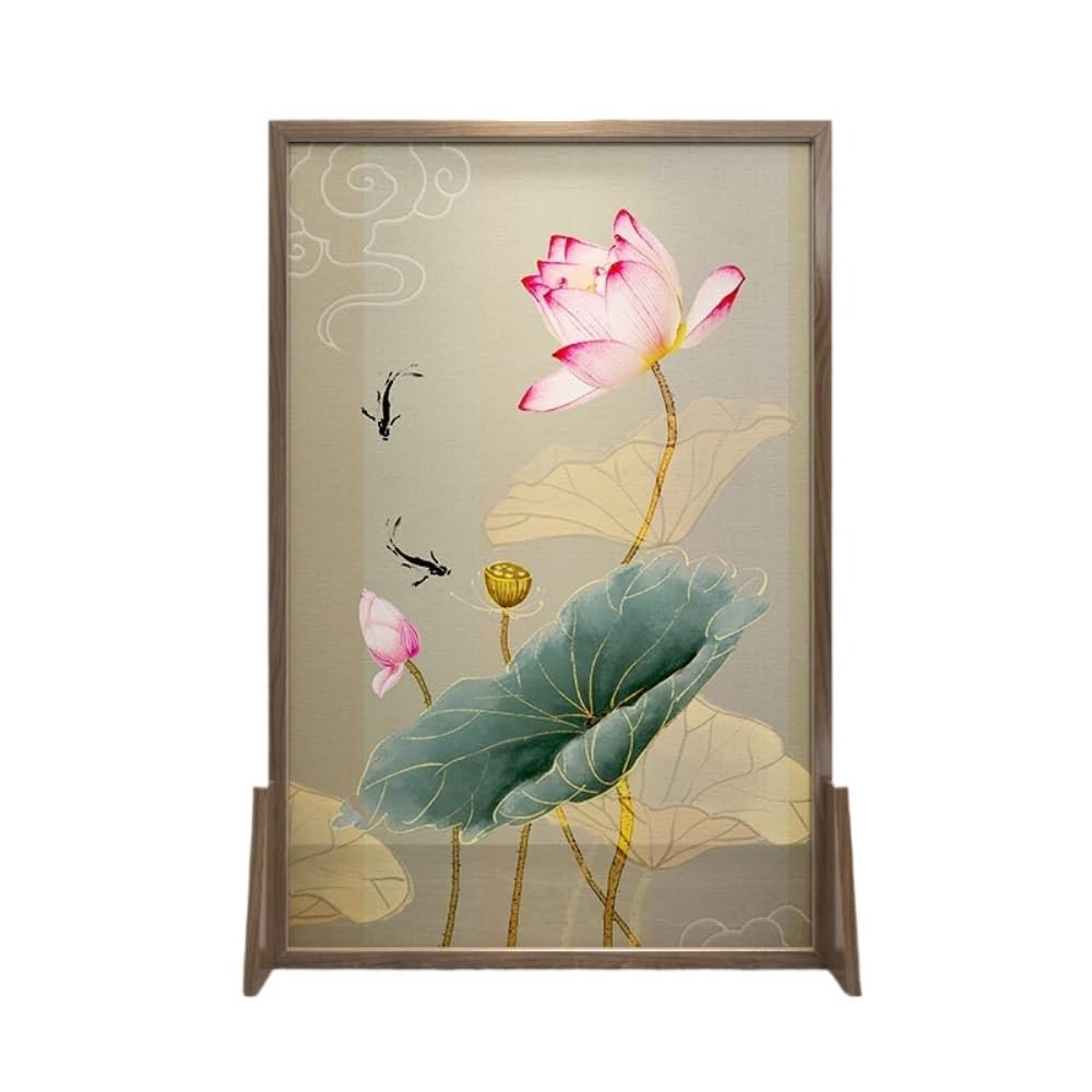 Privacy Screen Chinese Style Screen Partition Living Room Entrance Shielding Tea Office Porch Movable Seat Room Divider