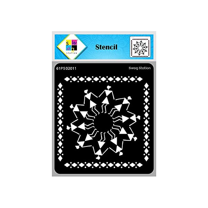 Buy SWAGSTATION Warli Art Stencils for Craft and Art Warli Border
