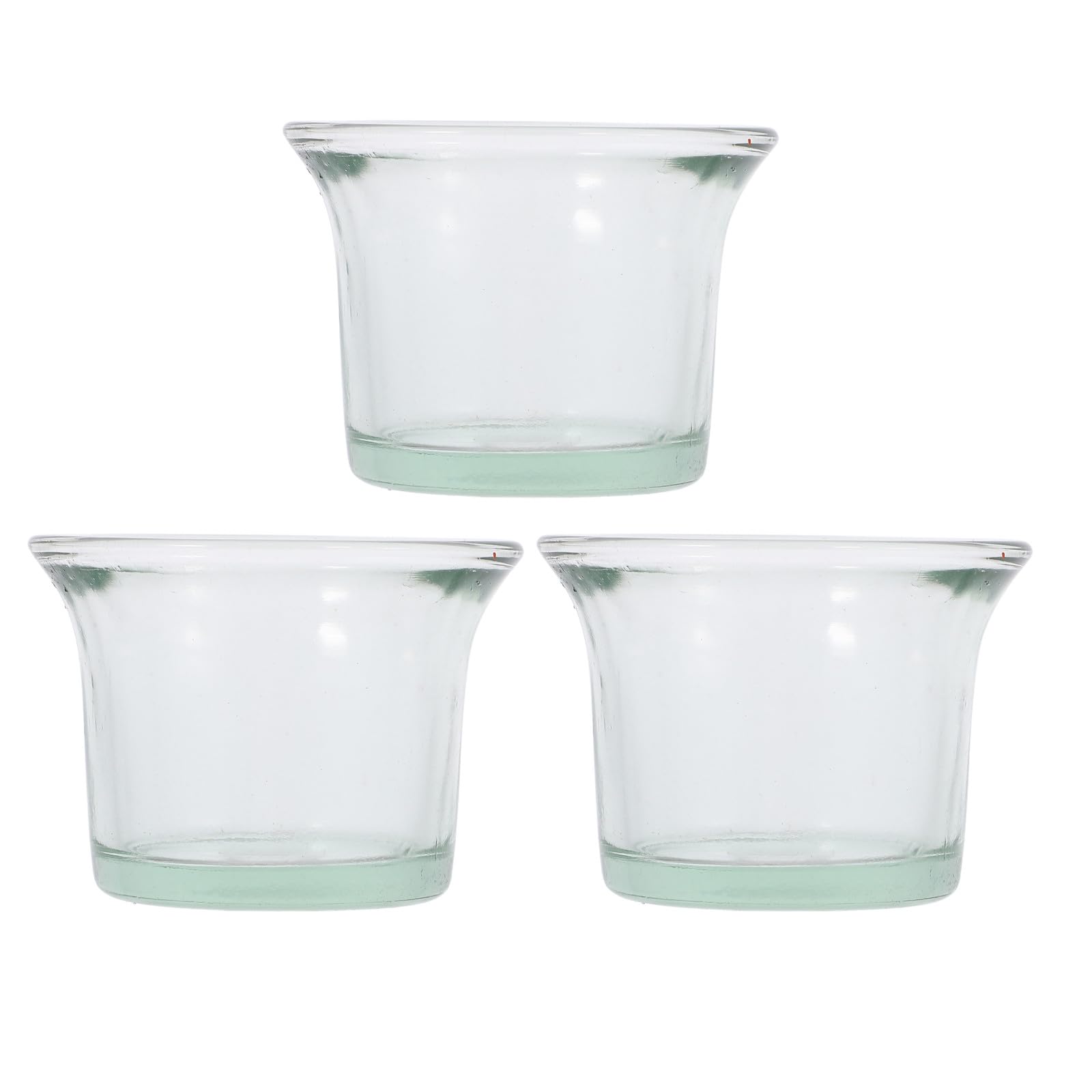 Comederos de vidrio para colibríes BESPORTBLE con diseño colgante transparente para jardín