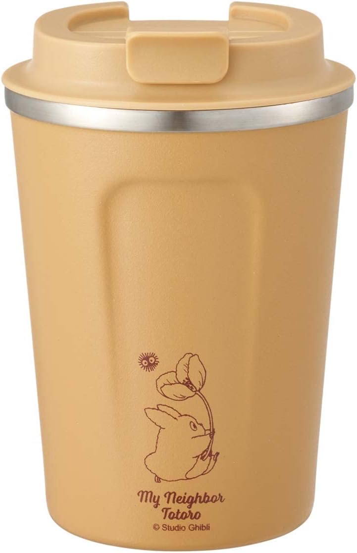 Skater STBC3F-A Coffee Tumbler, 11.8 fl oz (350 ml), Thermal, Cold, Stainless Steel, Tumbler, Mug, My Neighbor Totoro, Brown, Studio Ghibli