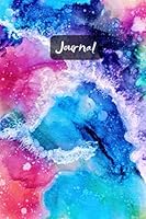 Colorful Journal: Colorful Skull, Notebooks, Rainbow, Clouds, Tye Dye, Cute Diary To Write In (Workbook and Handbook) for Girls Teens Kids Women School Home Notes (110 Pages, 6” X 9” Wide Blank Lined) 1698054327 Book Cover