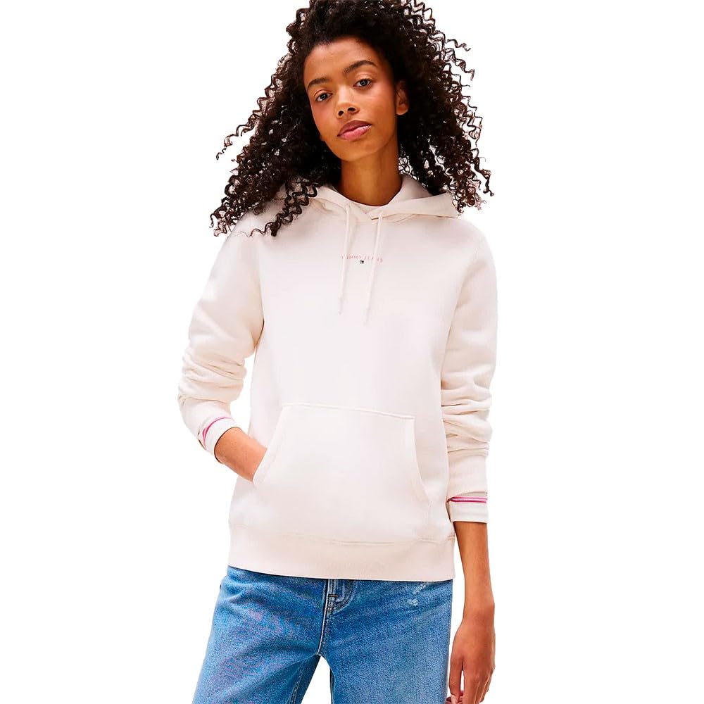 TJW REG LINEAR HOODIE EXT Sweatshirt Kadın