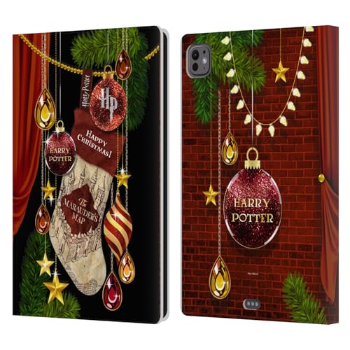 Étui iPad Pro 11 M4/M5 Harry Potter Carte du Maraudeur en cuir style portefeuille pour Noël
