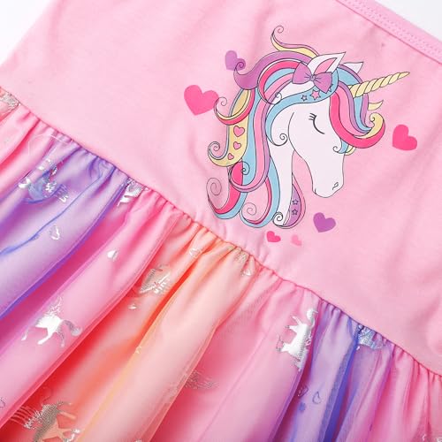 Little Girl Dresses Flutter Sleeve Tulle Tutu Dress Toddler Summer Clothes Kids Birthday Party Outfit 1-8 Years Old4