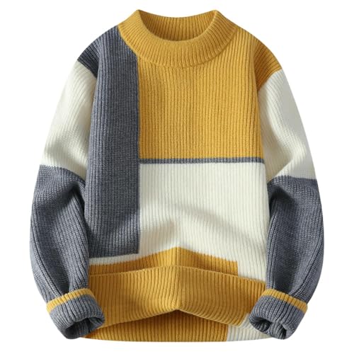 Jersey de punto básico de cuello redondo ideal para la oficina y el fin de semana
