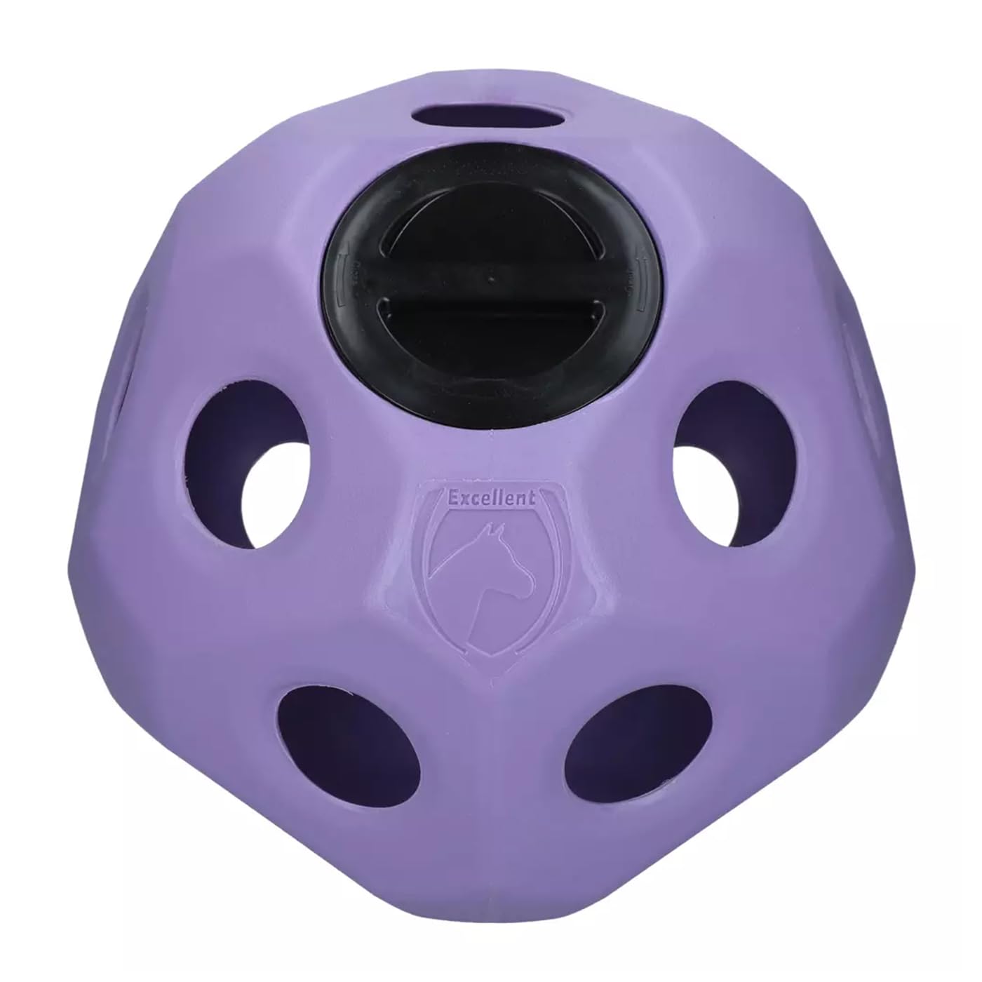 Hofman Animal Care Feed & Play Ball - Comedero Lento para Caballos - Red para heno para Caballos - Juguete Interactivo para Caballos - Bola comedero para Caballos - Morado
