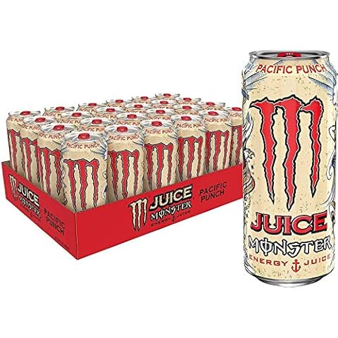 Monster Energy Drink and Reign Energy Drink 12 Pack Big 500ml Bottles. Mix and Match Flavors**(Pacific Punch) Cover