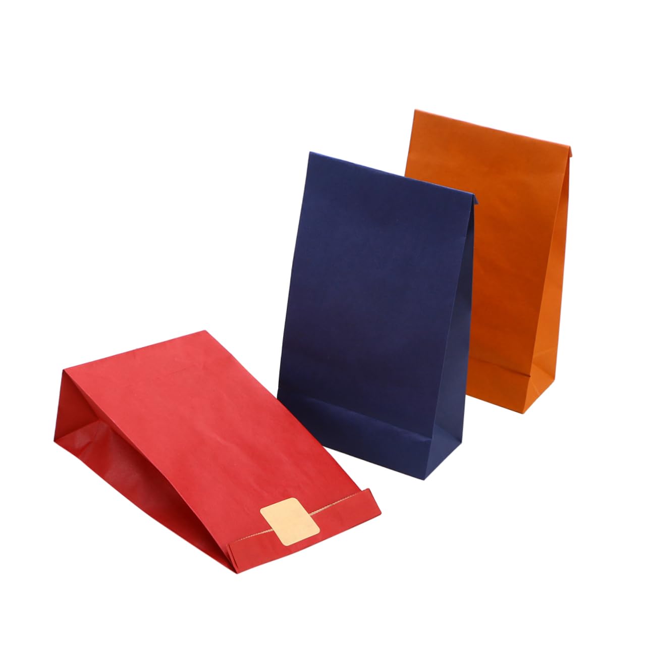 Paquet Présents en Papier Kraft sans Poignée, 120 Pièces, Fond Plat
