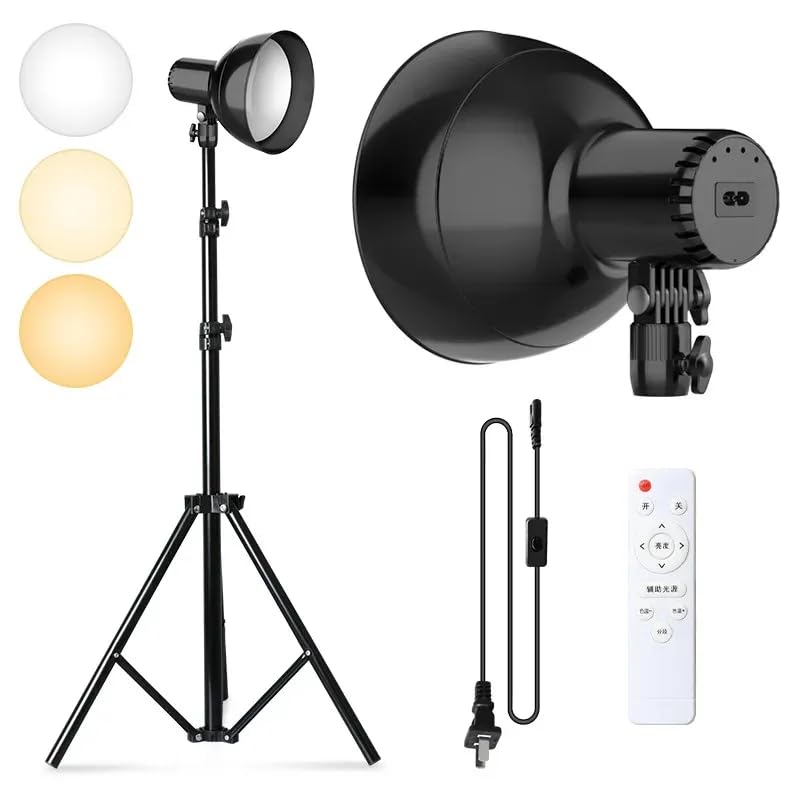 GIFTMAX Professional Photography Travel Light LED RA90 3000-6500K/4000 lm Video Photography Fill Light for Strobe Flash Video Light Softbox for Wedding Outdoor Video Shooting (Light with Stand) (B0CX92PRGD) Amazon Price History, Amazon Price Tracker