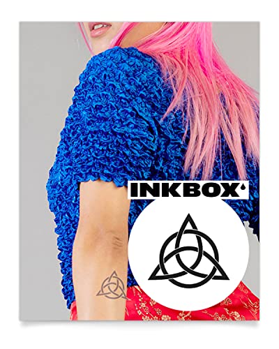 Inkbox Temporary Tattoos, Semi-Permanent Tattoo, One Premium Easy Long Lasting, Water-Resistant Temp Tattoo with For Now Ink - Lasts 1-2 Weeks, Kells, 3 x 3 in
