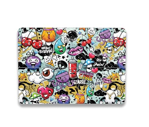 Image of MightySkins Carbon Fiber Skin Compatible with Microsoft Surface Laptop Studio 2 (2023) Full Wrap Kit - Oddballs | Protective, Durable Textured Carbon Fiber Finish | Easy to Apply | Made in The USA