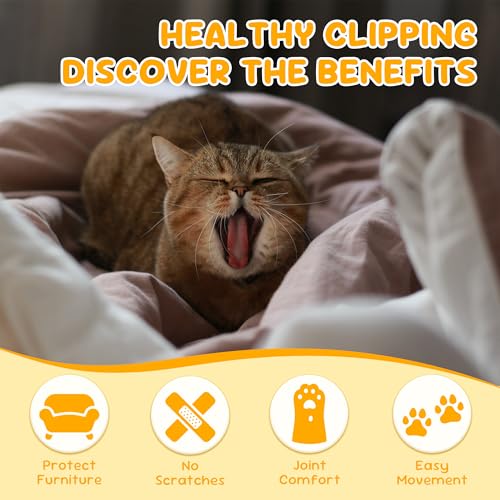 Coupe Griffes Chat Professionnels Facile d'utilisation Super Simple et Pratique à Utiliser,COUPE AVEC PRÉCISION, Très bon coupe griffes pour les chats,Simple à Utiliser pour un Novice – Image 3