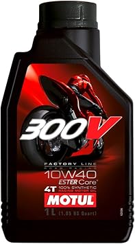 Motul 10W-40 1 Litre 300V Motorcycle Racing Engine Oil