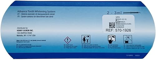 Miniatura 3 de Natural Elegance Plus Gel blanqueador de dientes con 22% de peróxido de carbamida sabor menta por Henry Schein, dos jeringas de 0.1 fl oz, 1