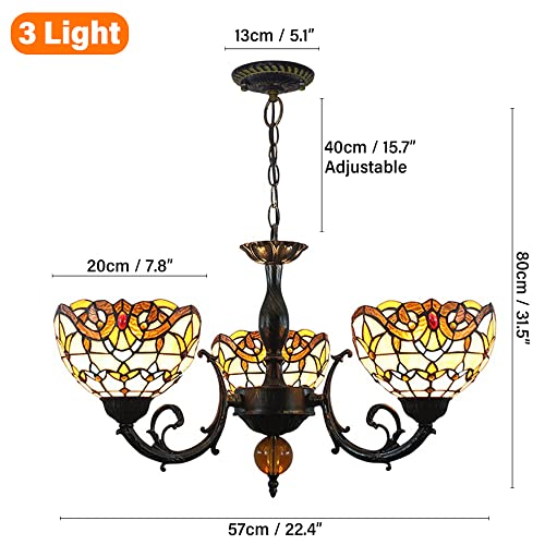 Lustre baroque réglable pour optimiser l'éclairage de plafond haut