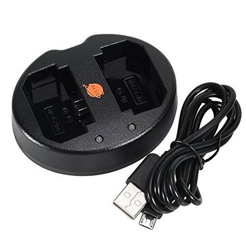 DSTE Replacement for Dual USB Charger Compatible Sony NP-FZ100 Battery a6600 Alpha 9 A9 A9S Alpha 9R A9R Alpha 9S A7III A7RIII A7R3 as BC-QZ1