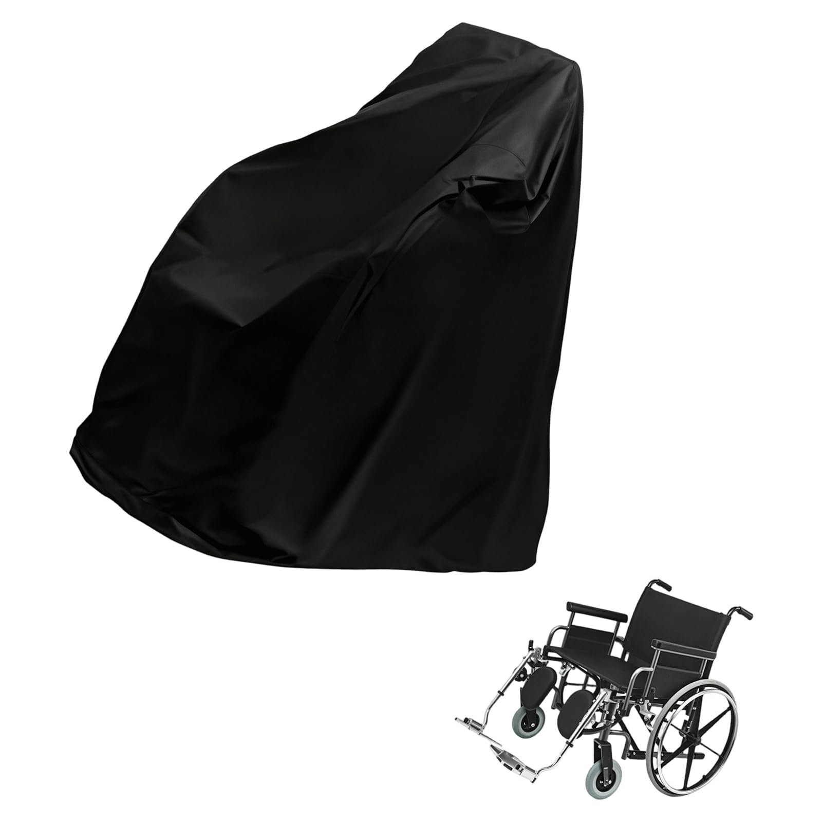 Limtula Sturdy Oxford Cloth Wheelchair Cover Featuring Side Opening and Silver Lined Interior Zippered Wheelchair Cover