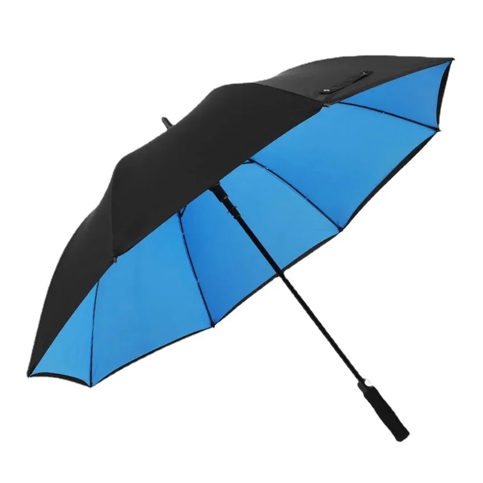 Mini Ombrelli Ombrello da golf grande uomo, 185 cm, manuale, con manico lungo, resistente ai raggi UV, parasole viaggio, ombrellone spiaggia, antivento, robusto per Donne Uomini