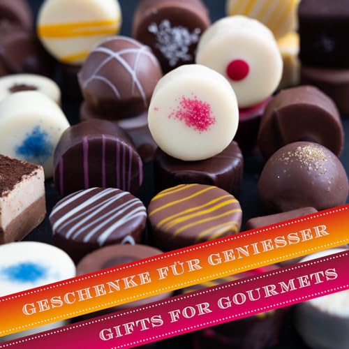 Hallingers Genuss Manufaktur Hallingers Genuss Manufaktur Pralinen Geschenk – ohne Alkohol, handgemacht aus Premium Edelkakao, edle Geschenkdose "Selection XXL", Confiserie-Qualität, besondere Geschenkidee für Frauen für Kinder - Zusatzansicht 4 | Belgische Pralinen