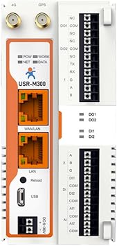 USR-M300 High Performance Edge IoT Gateway Expandable IO Modules User Self-Development Modbus Gateway USR-M300-GLEthernet+Cellular