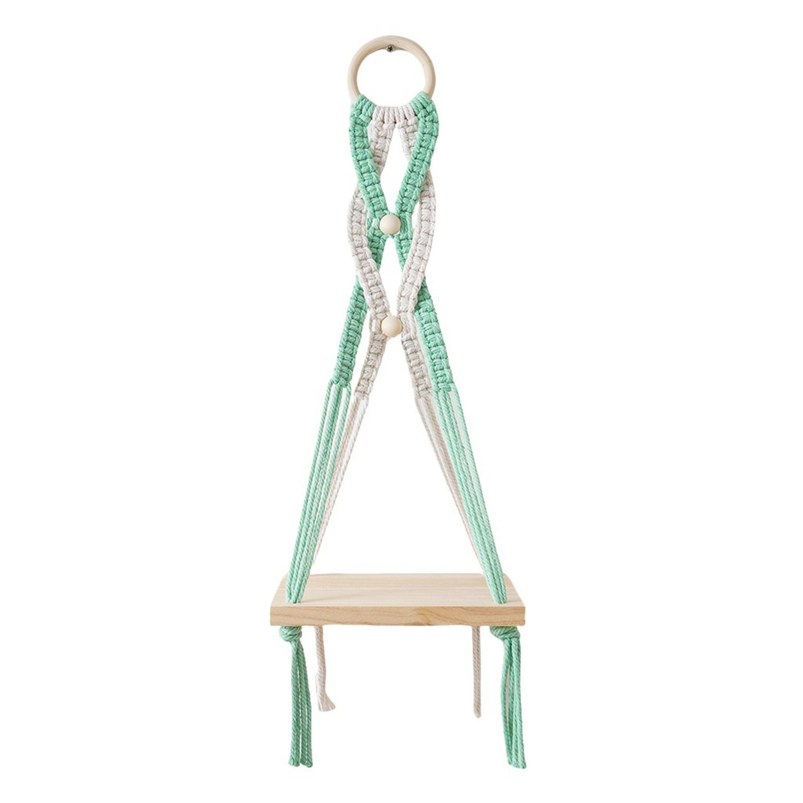 APGLSXY Multifunctional Cotton Plant Rack Sturdy Bohemia Shelf Elegant Storage Holder for Living Room and Bedroom Spaces Indoor Plant Hanger
