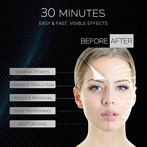 Hime Sama Led Face Mask, Pro 7 Led Light Facial Skin Care Mask, Blue & Red Light Face Mask For Anti Aging Removal Wrinkles Brightening, Korean Professional Technology Led Face And Neck Mask #TOP4