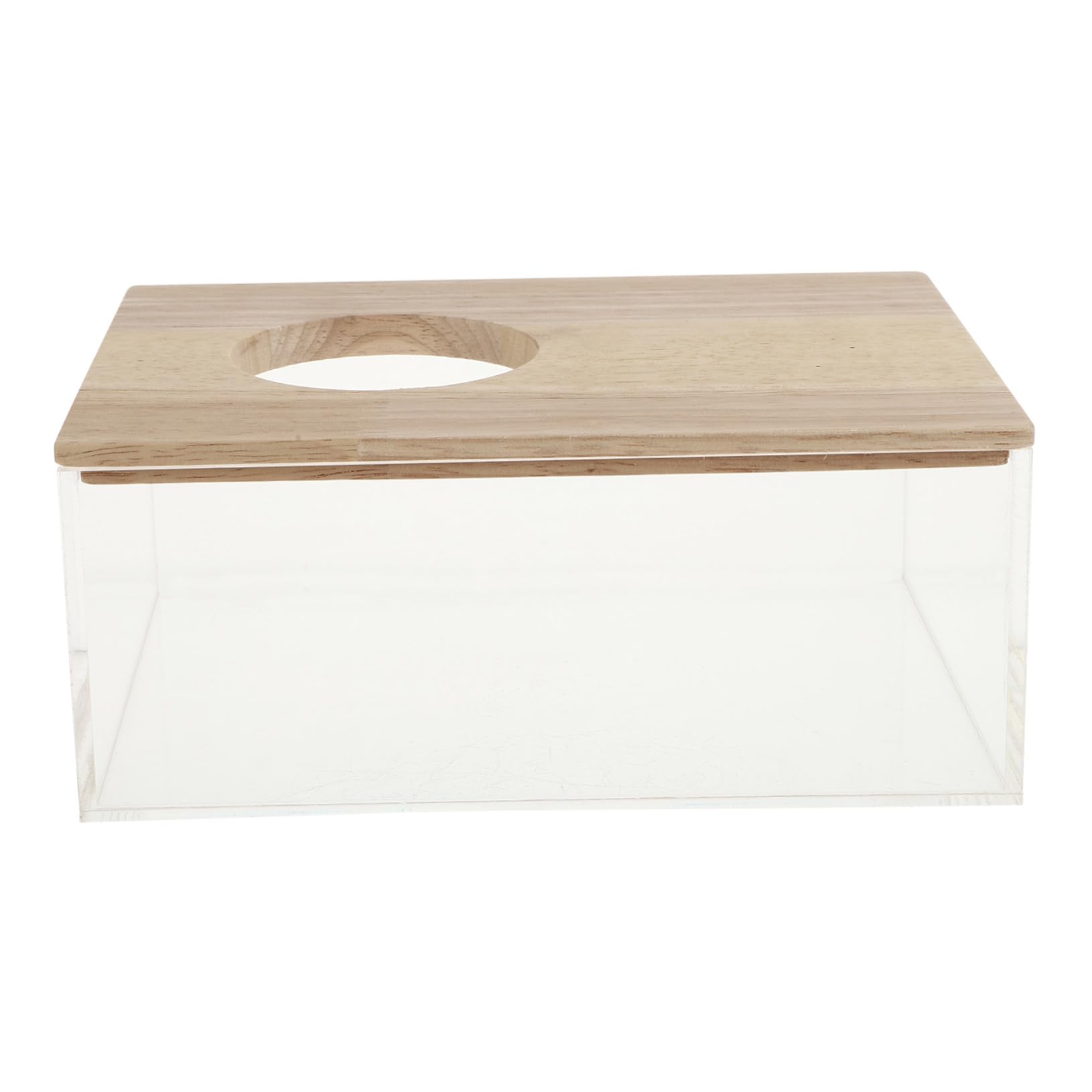 Gatuida Transparente Hamster Sandbadewanne mit Multifunktionalem Design als Toilette und Badewanne für Hamster Chinchilla Mäuse und Kleintiere Einfach zu Reinigen und Sicher für Zuhause