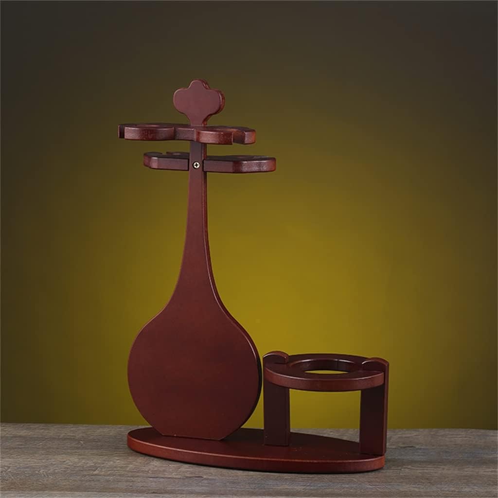 Pipa Piano Musical Instrument Solid Wood Wine Glass Rack Wooden red Wine Glass Rack Wine Rack European Decoration