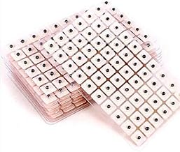 CRUXFAB Acupressure Needle Ear Vaccaria Seed Ear Auricular Seed Therapy for Acupuncture & Massage Relaxation Ears Stickers (100 Pcs) Pack of-1