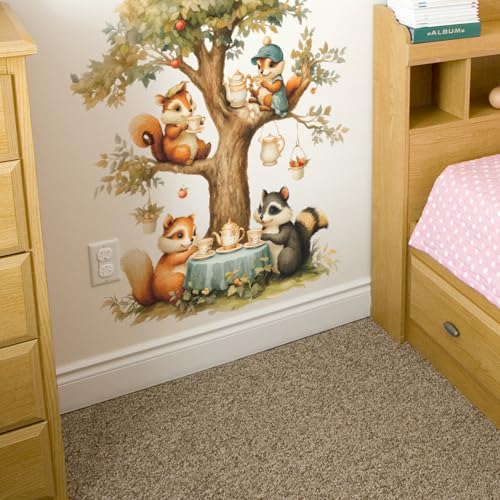 Vinilo Decorativo Achang Ardilla y Mapache para Pared miniatura 6