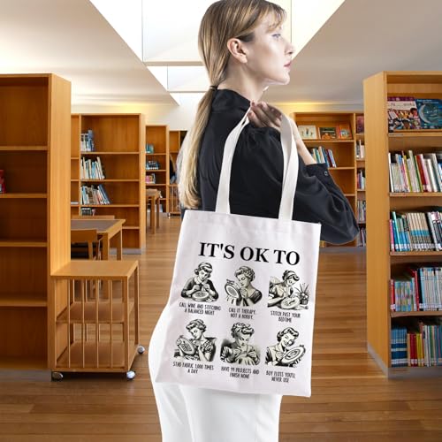 Bolso Tote para Mujer TSOTMO de Lona con Diseño miniatura 2
