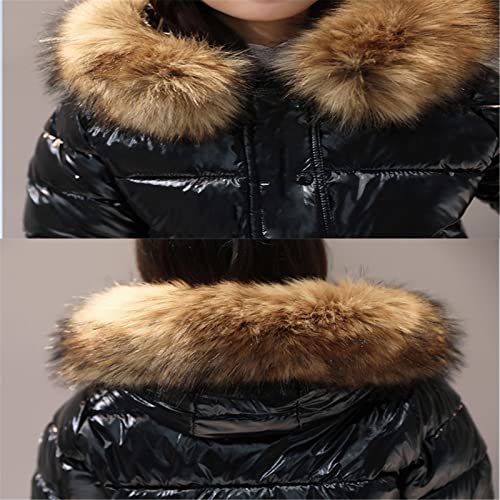 Vogrtcc Winter Jacket Women Soft Down Jacket Fur Coat Female Short Outwear Thick Warm Down Parka4