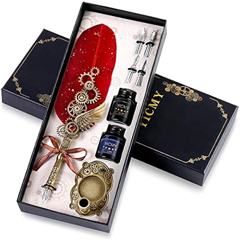 YICMY Quill Pen Ink Set for Beginners Cover