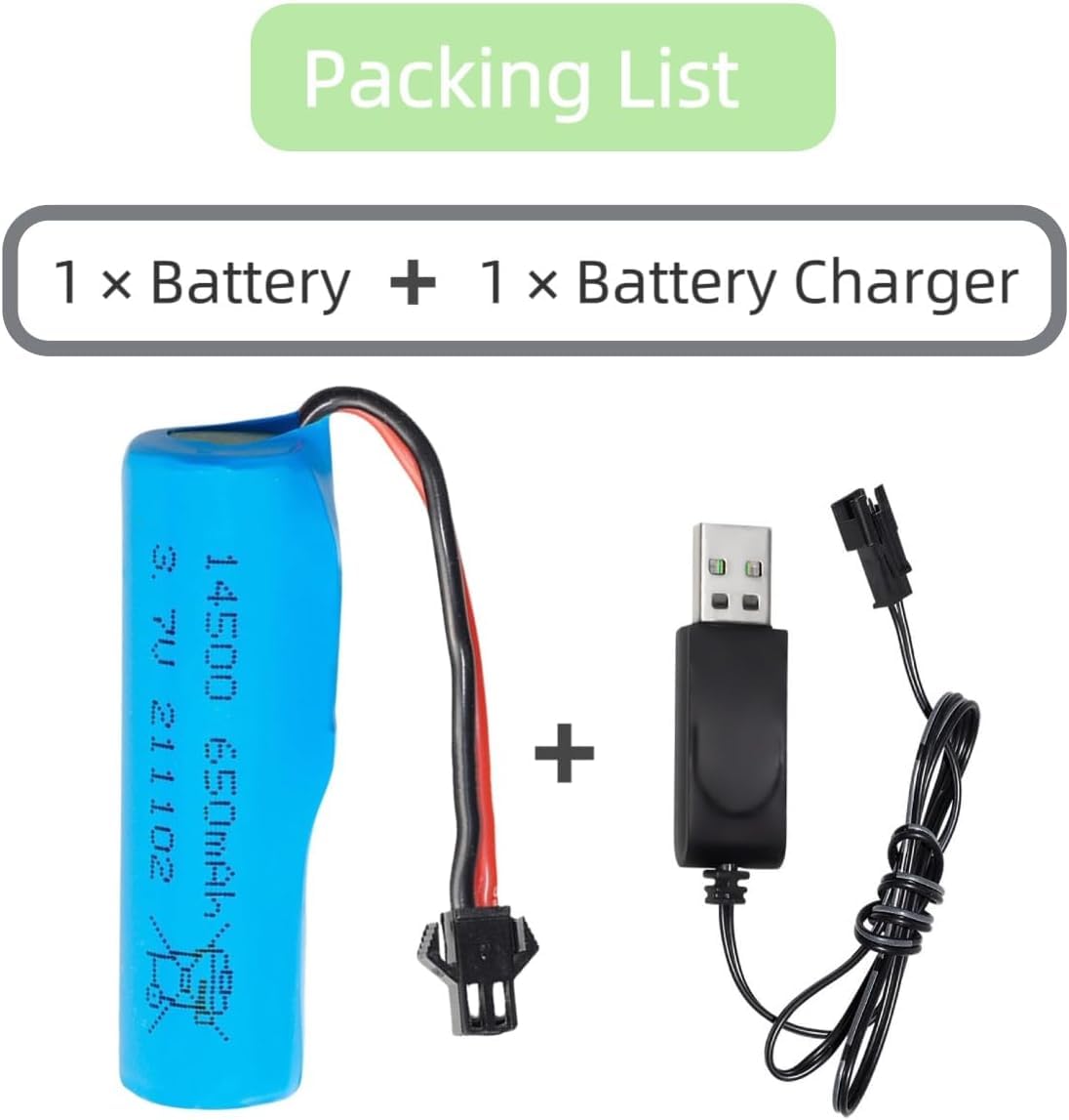 3,7 V RC Car Battery 650 mAh akumulator litowo-jonowy SM-2P Joint do dwustronnego RC Stunt Car RC Car RC Boat Tumbling Amphibious RC Car RC Truck i C63 E35 DE38 DE40 DE50 DE55 i USB
