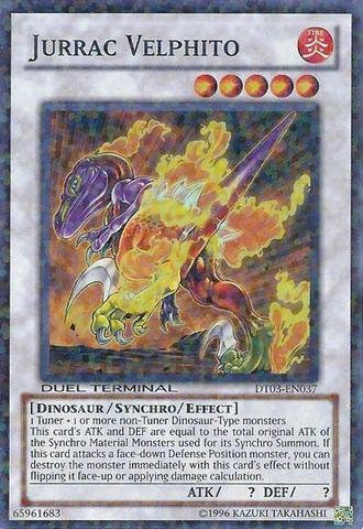 Yu-Gi-Oh! - Jurrac Velphito (DT03-EN037) - Duel Terminal 3-1st Edition - Super Rare
