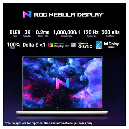 Image of ASUS ROG Zephyrus G14 Copilot+ Gaming Laptop, AMD Ryzen AI 9 HX 370, 32 GB LPDDR5X RAM, 4 TB PCIe SSD, 14 inch 3K (2880X1800) OLED 120Hz, NVIDIA G-Force RTX 5080, RGB Keyboard, W11 Home + Traix Mousepad