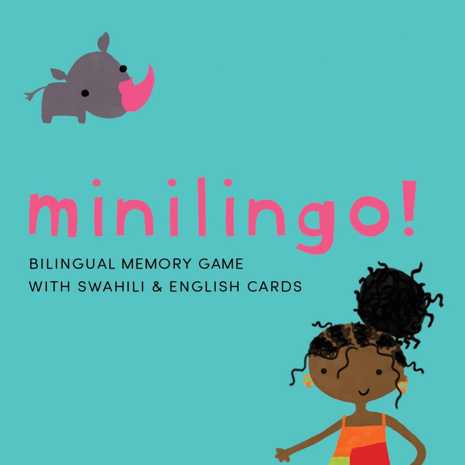 Minilingo Flashcards Bilingual Memory Game With Swahili & English
