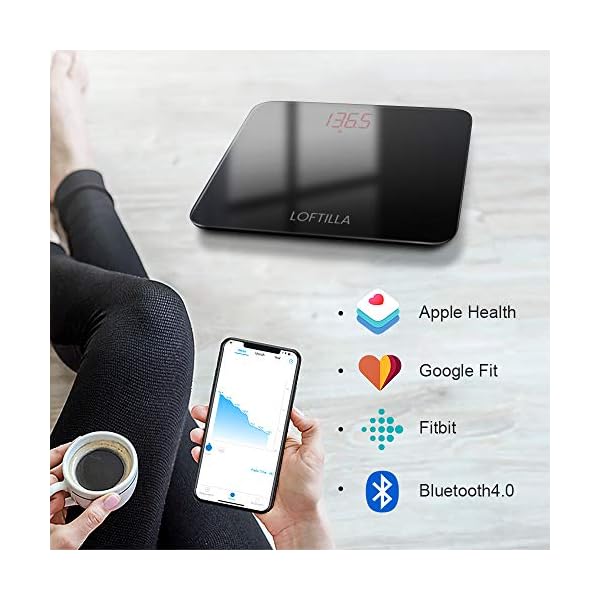 LOFTILLA-Bathroom-Scale-for-Body-Weight-BMI-Scale LOFTILLA Scale for Body Weight, Weight Scale, Digital Bathroom Scale, 396 lb Weighing Scale