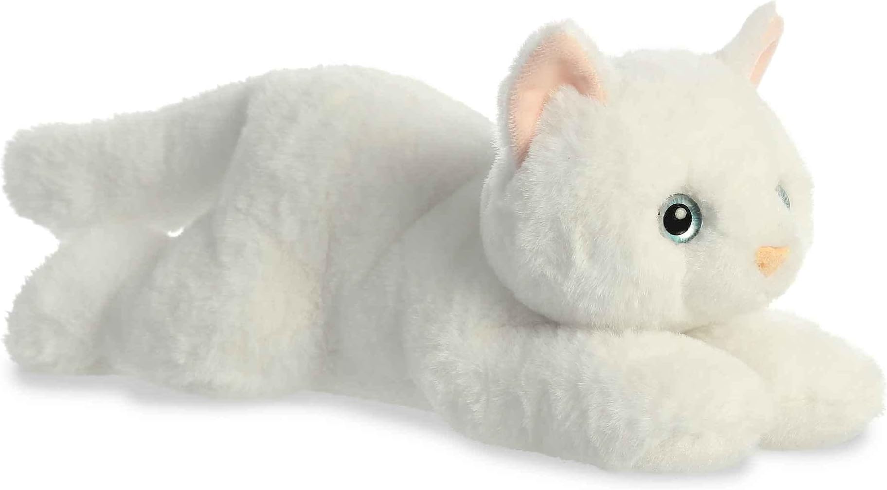 Aurora® Adorable Flopsie™ Precious White Kitty™ Stuffed Animal - Used to Create Imaginative Play Adventures - Perfect for Birthdays, Kids and Adults, All Ages - White 12 Inches