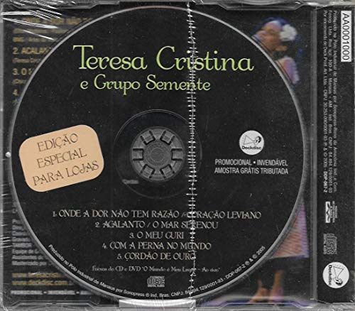 Teresa Cristina e Grupo Semente - Cd Single 7 Músicas - 2005 - Promocional